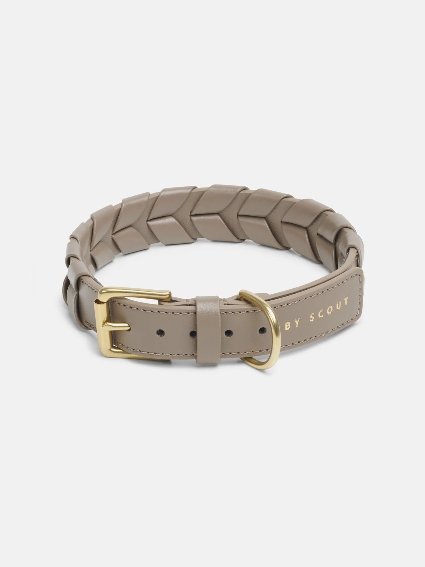 Mela Caspita Hundehalsband in taupe